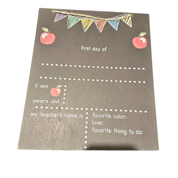 First Day Of Chalk Board - Picture 2 of 2